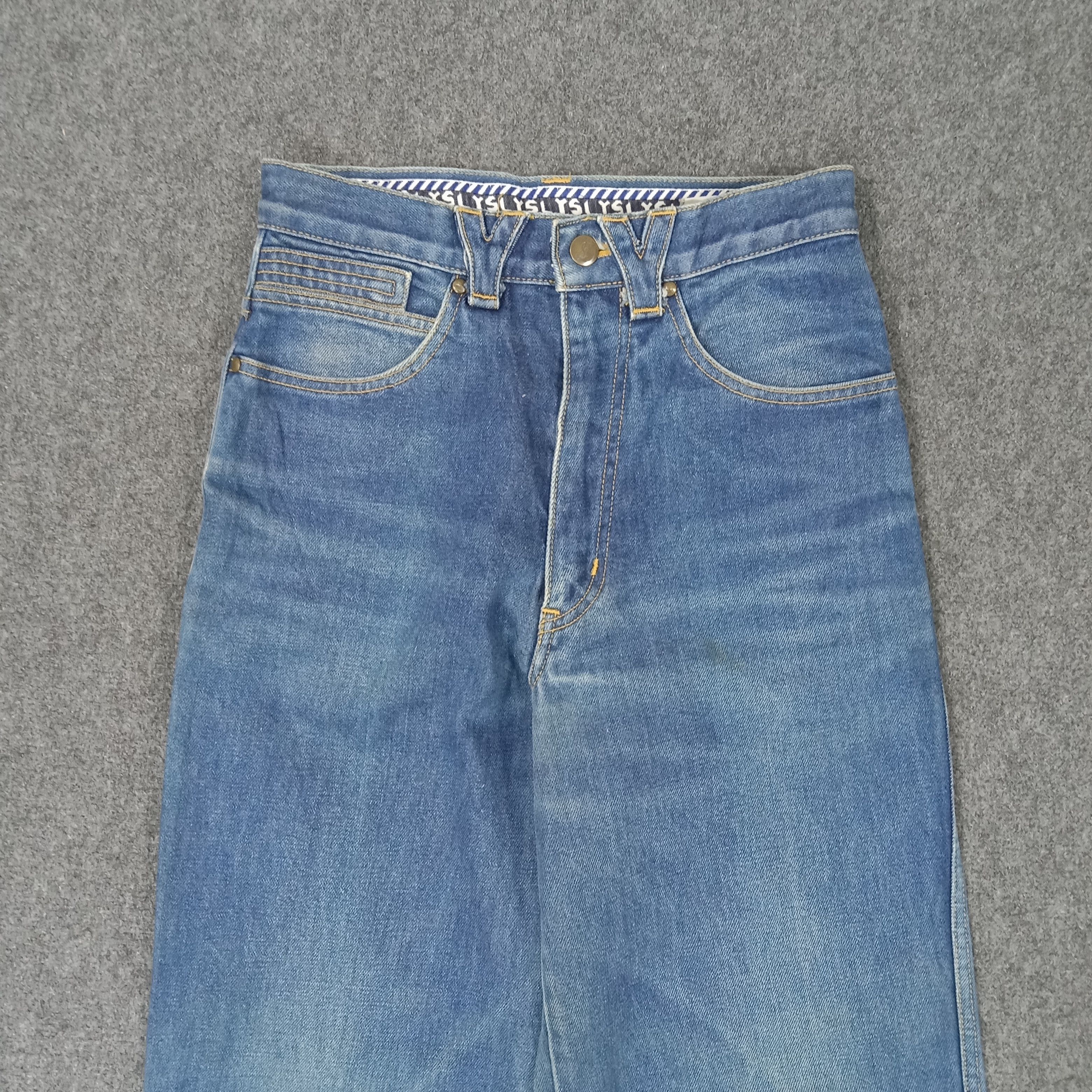 Vintage × Yves Saint Laurent Yves Saint Laurent Italian Brand Denim Jeans C217N7 Size US 26 / EU 42 - 6 Thumbnail