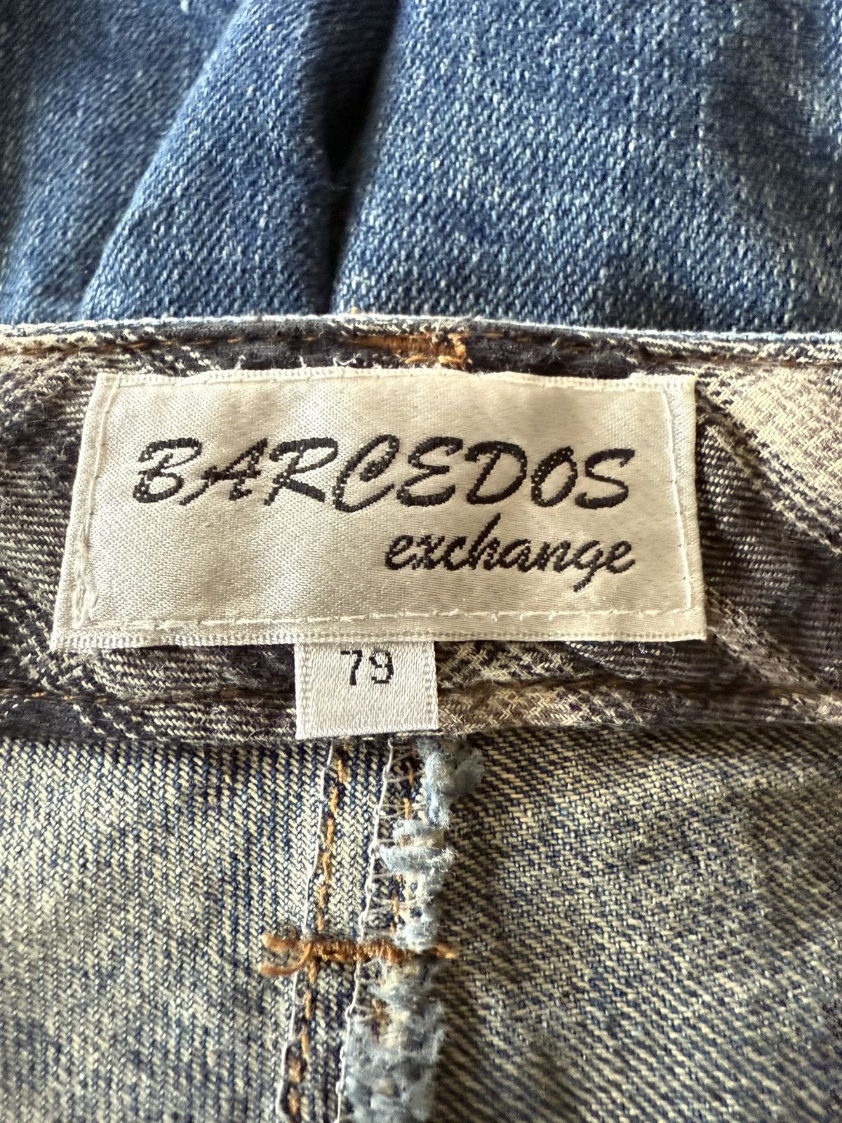 Hysteric Glamour Bercedos Japan Double Waist Cut & Sew Whiskers Jeans Size US 30 / EU 46 - 21 Thumbnail