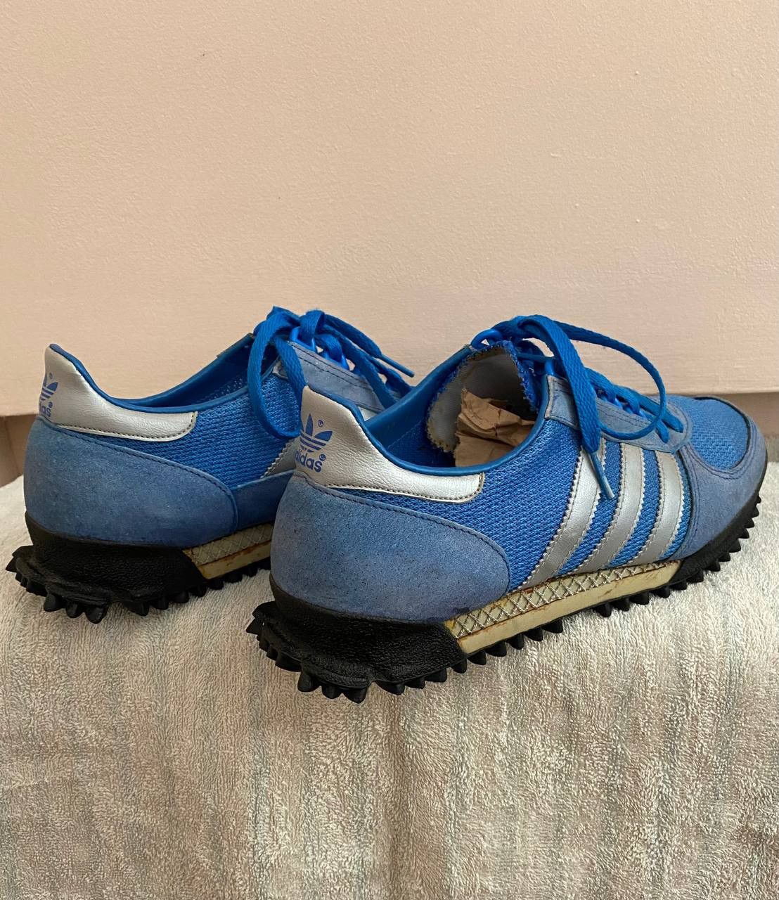 Adidas 🔥Rare Vintage Adidas Marathon TR Made in Yugoslavia 70’s Size US 9 / EU 42 - 9 Thumbnail