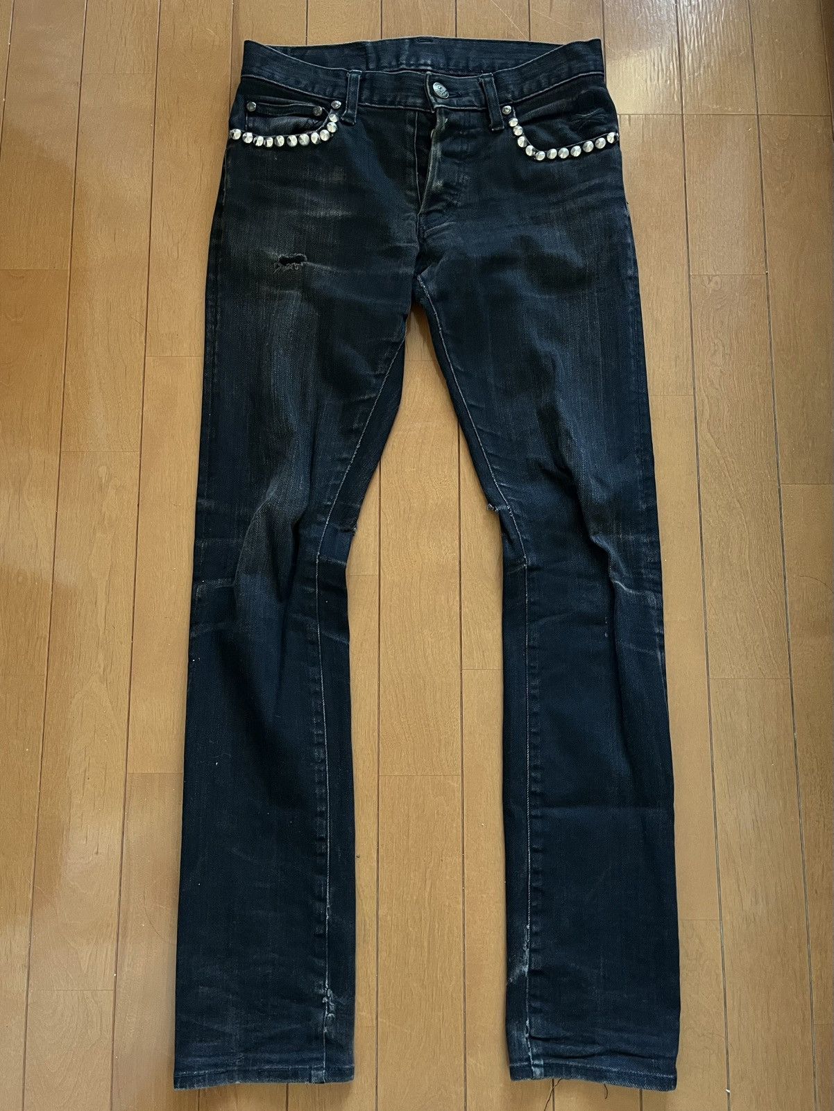 Roen by Hiromu Takahara studded jeans Denim