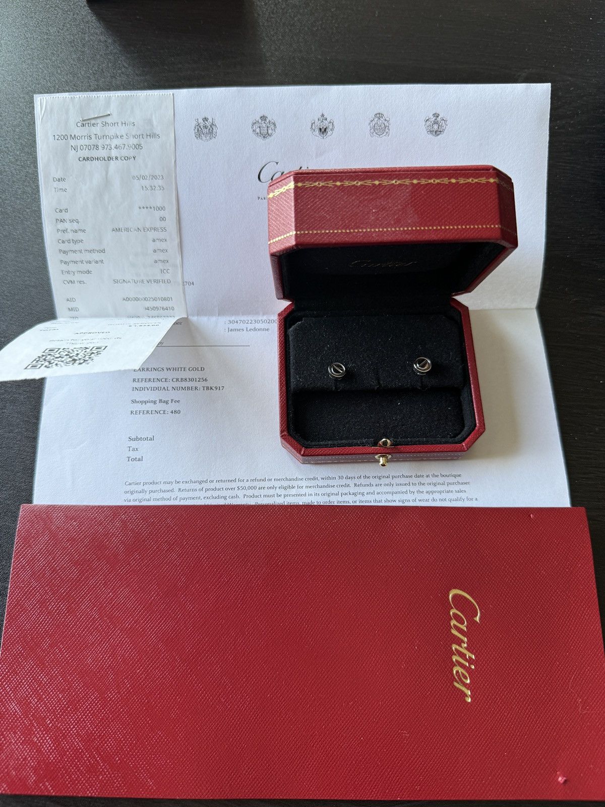 Cartier Cartier White gold earring Size ONE SIZE - 6 Thumbnail