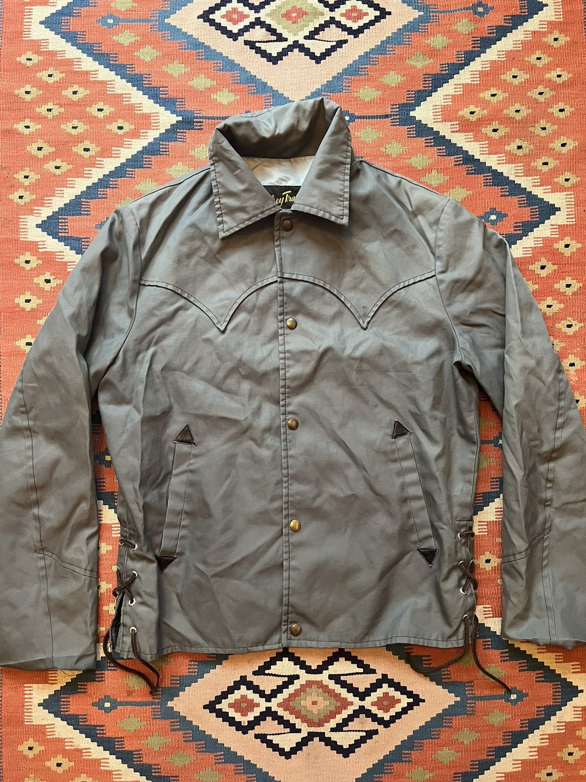Vintage cropped western jacket tassel rare like visvim