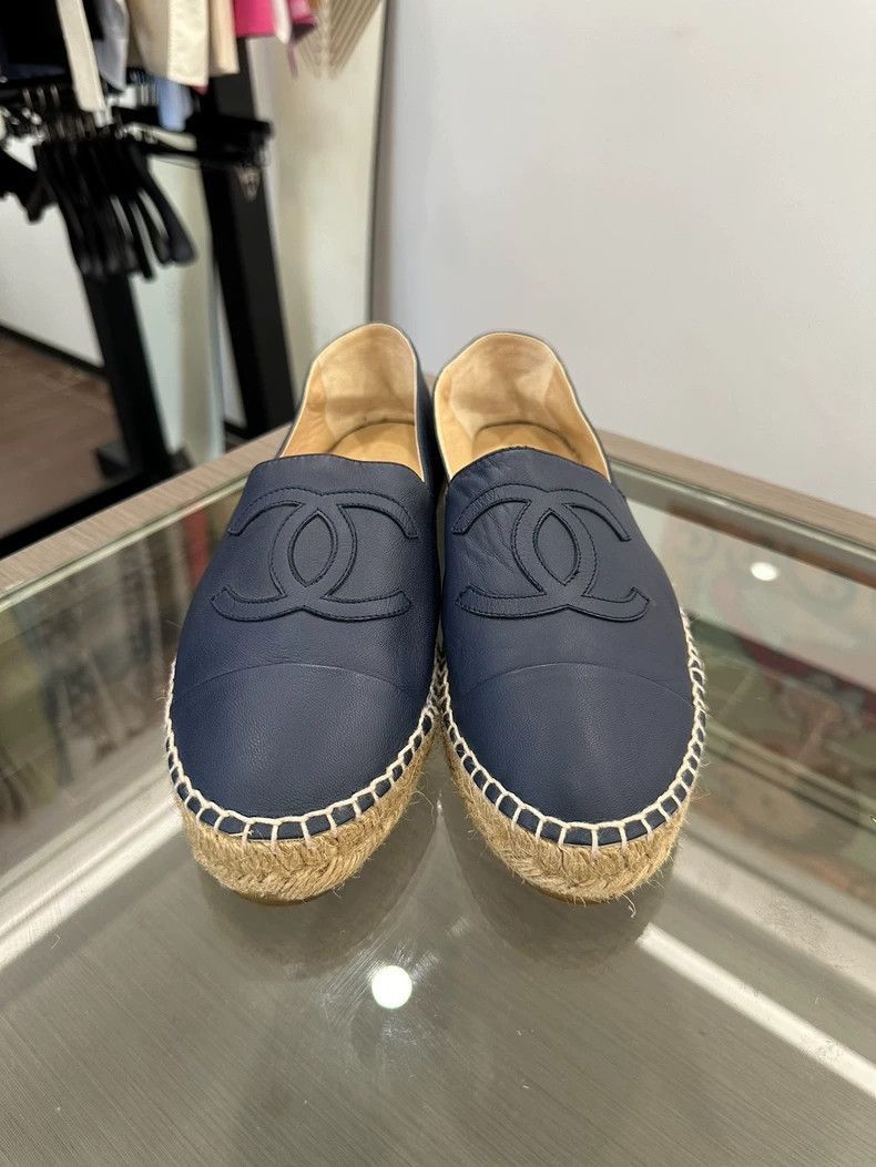 Chanel Blue Chanel Fisherman Shoes for Men -2505 Size US 9.5 / EU 42-43 - 2 Thumbnail