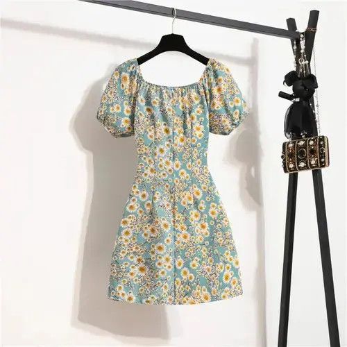 Japanese Brand Women Mini Dresses Summer Fashion Female Vestidos Size XS / US 0-2 / IT 36-38 - 3 Thumbnail