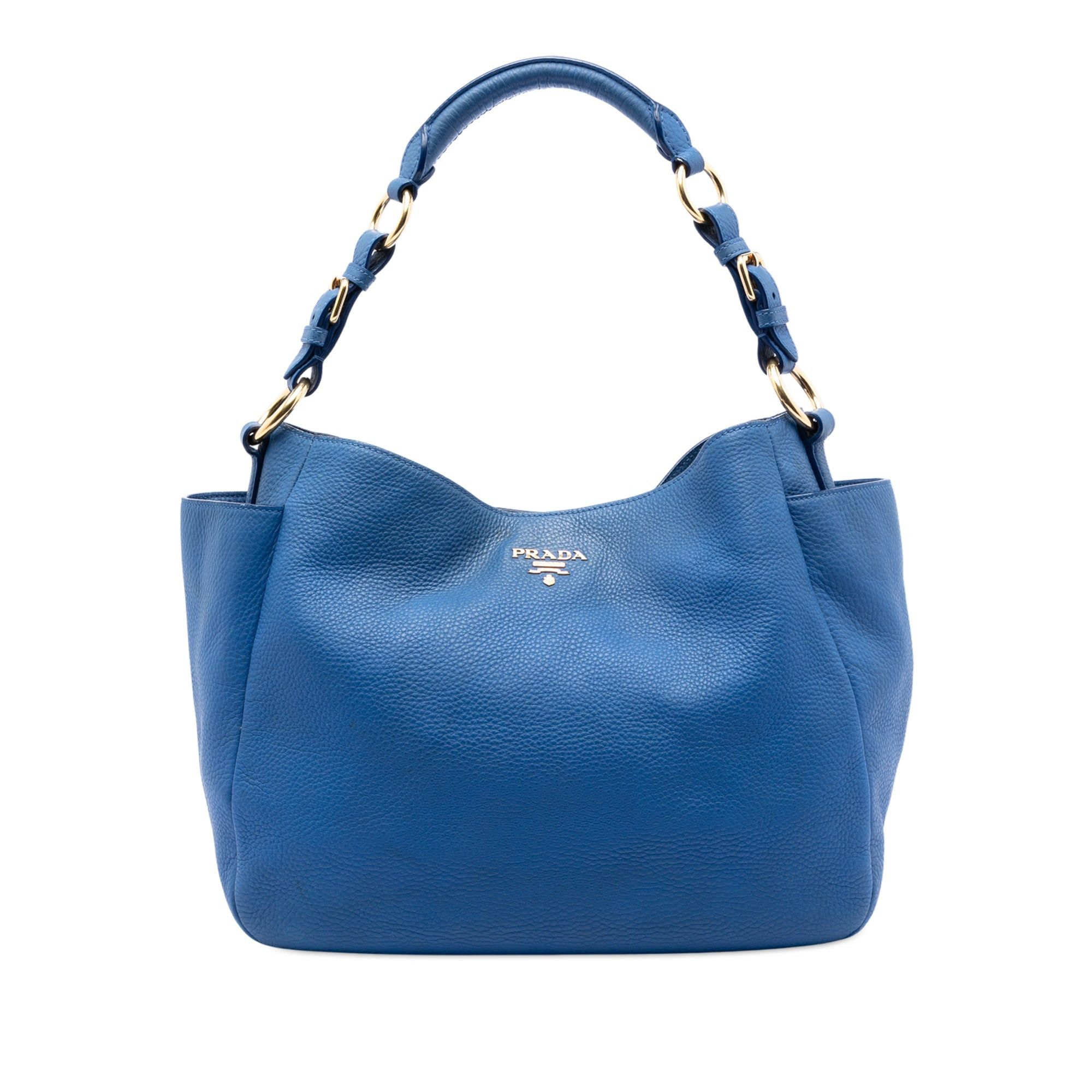 Vitello Daino Side Pocket Shoulder Bag