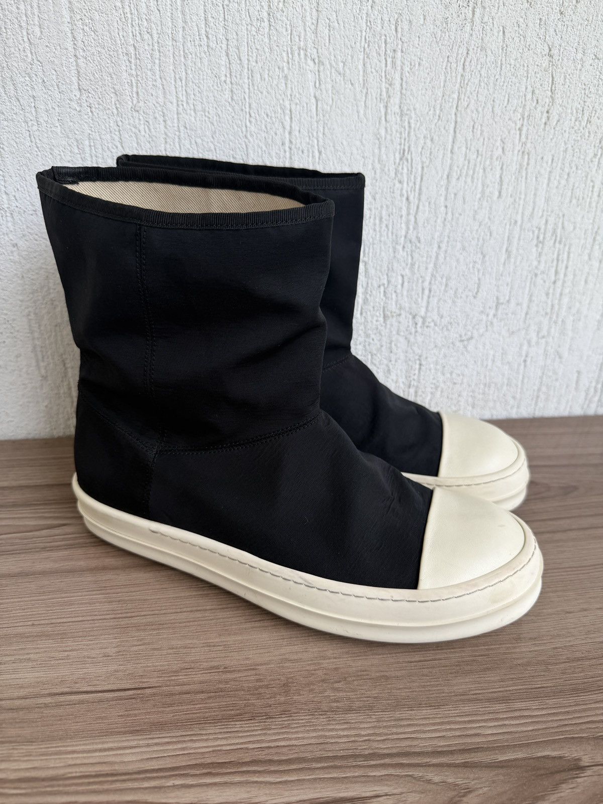 Rick Owens Drkshdw nylon ugg ankle boots ramones Size US 9.5 / EU 42-43 - 2 Thumbnail