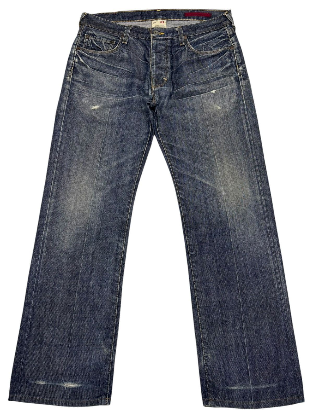 Kapital FLARE JEANS BANANA REPUBLIC DISTRESSED DENIM JEANS Size US 32 / EU 48 - 7 Thumbnail