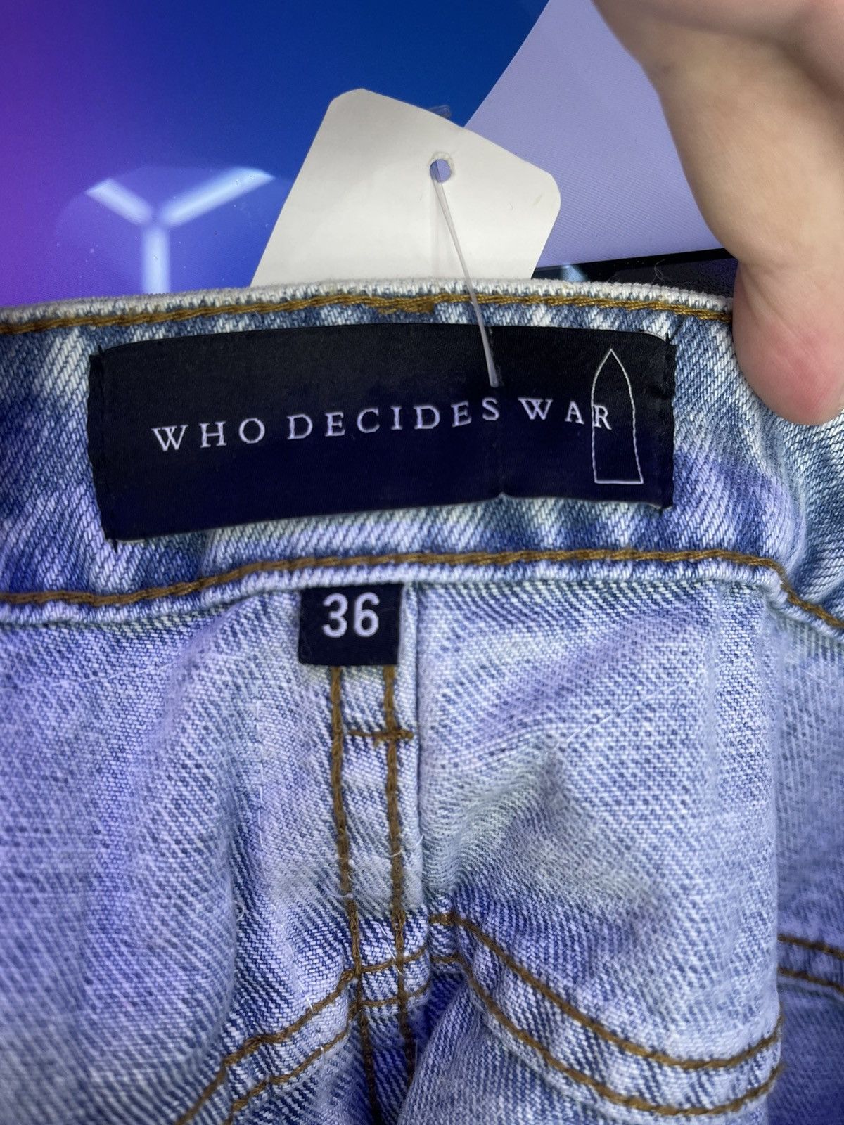 Who Decides War Who decides war denim lace Size US 36 / EU 52 - 3 Thumbnail