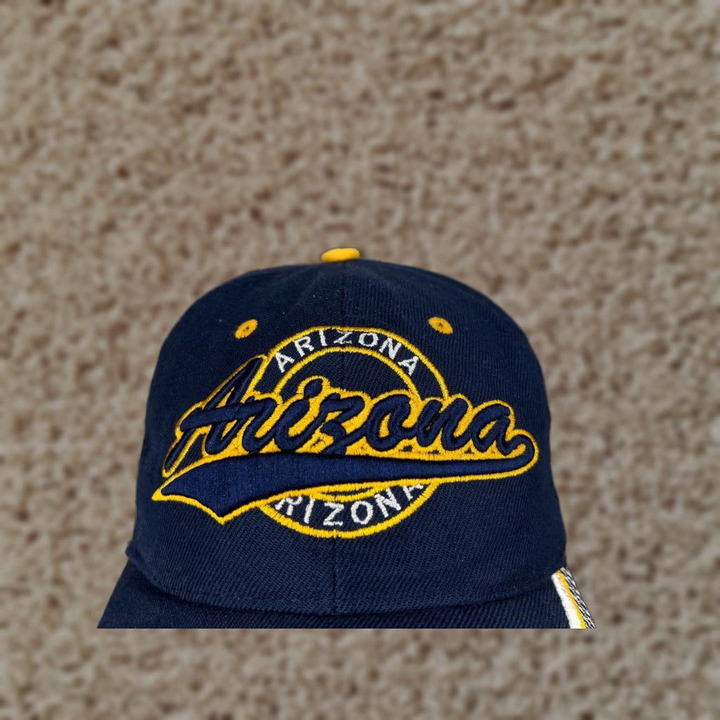 Vintage Banana Expression Arizona Hat Cap Strap Back Adult Blue Adjustable 100% Acrylic Embroidered Baseball Cap Boys Mens Womens Size ONE SIZE - 1 Thumbnail