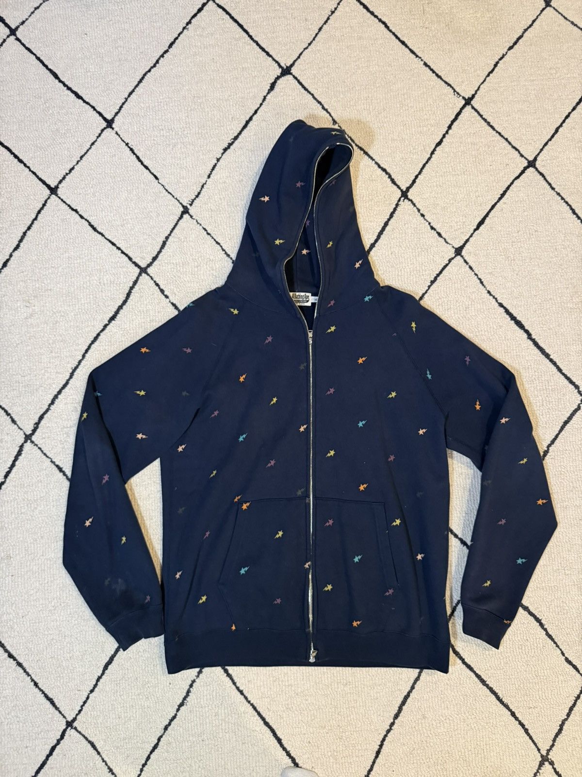 Bape Bape Star Full Zip Hoodie Size US XL / EU 56 / 4 - 1 Thumbnail