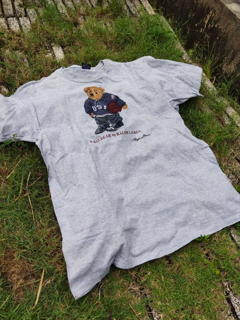 Polo Ralph Lauren Vintage Polo Bear by Ralph Lauren Tees - Size L Size US L / EU 52-54 / 3 - 3 Thumbnail