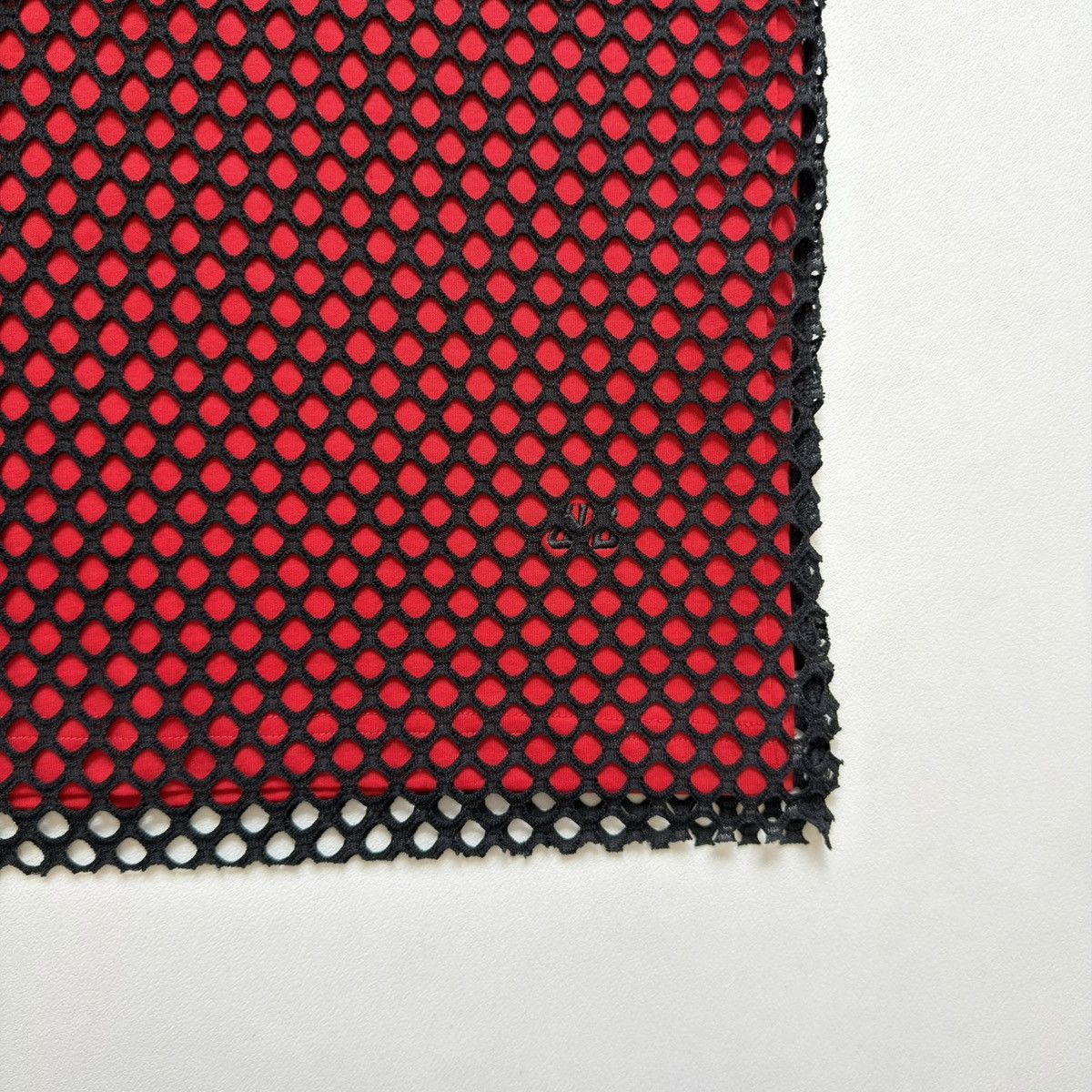 Wales Bonner ‘Record’ Black/Red Mesh Vest Size US M / EU 48-50 / 2 - 10 Thumbnail