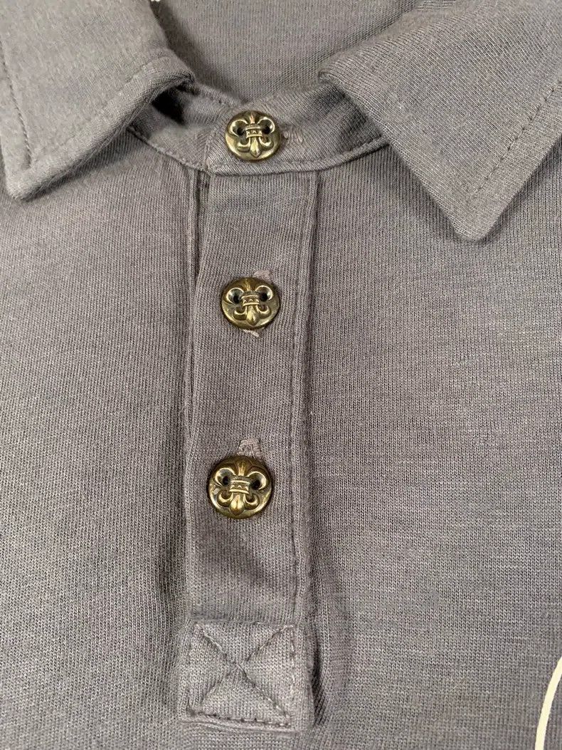 Chrome Hearts CHROME HEARTS Size L Grey horseshoe T-bar short-sleeved shi Size US L / EU 52-54 / 3 - 3 Thumbnail