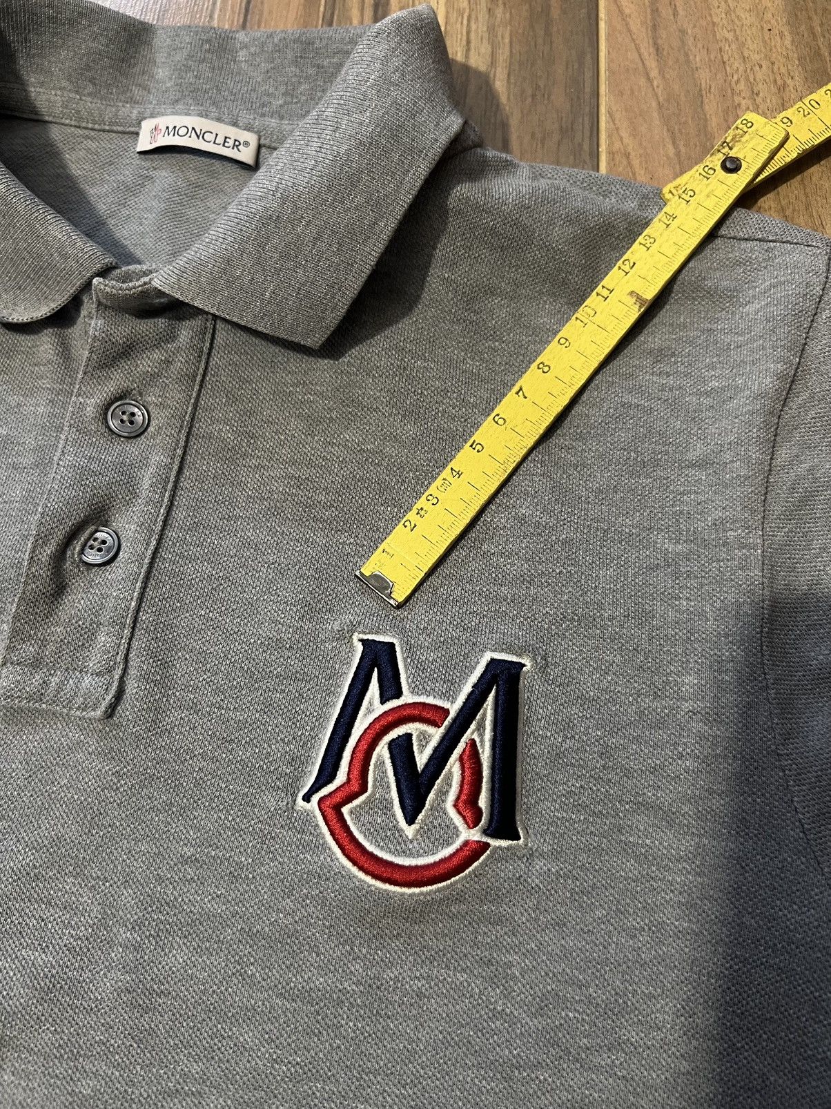 Moncler Moncler Polo Rare Logo Manica Corta Size US M / EU 48-50 / 2 - 9 Thumbnail