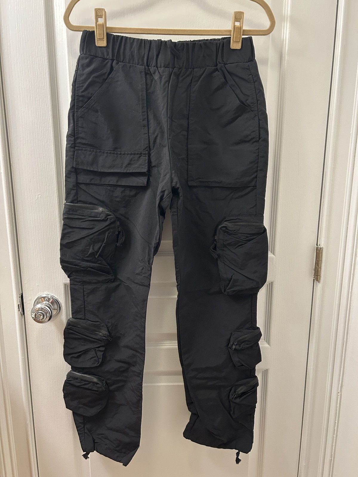 Whoisjacov 6 Pocket Black Cargo Pants