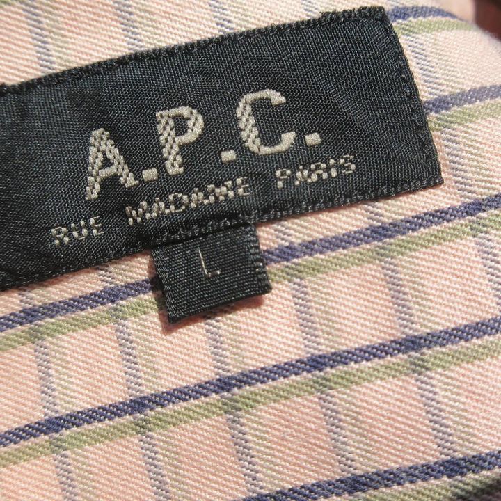 A.P.C. × Designer Vintage A.P.C 50s Sartorial Work Shirt In Plaid Tartan M Size US M / EU 48-50 / 2 - 6 Thumbnail