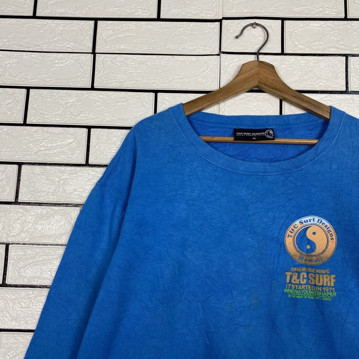Japanese Brand 📌Vintage Sweatshirt T&C Surf Hawaii Big Logo Size US XL / EU 56 / 4 - 8 Thumbnail