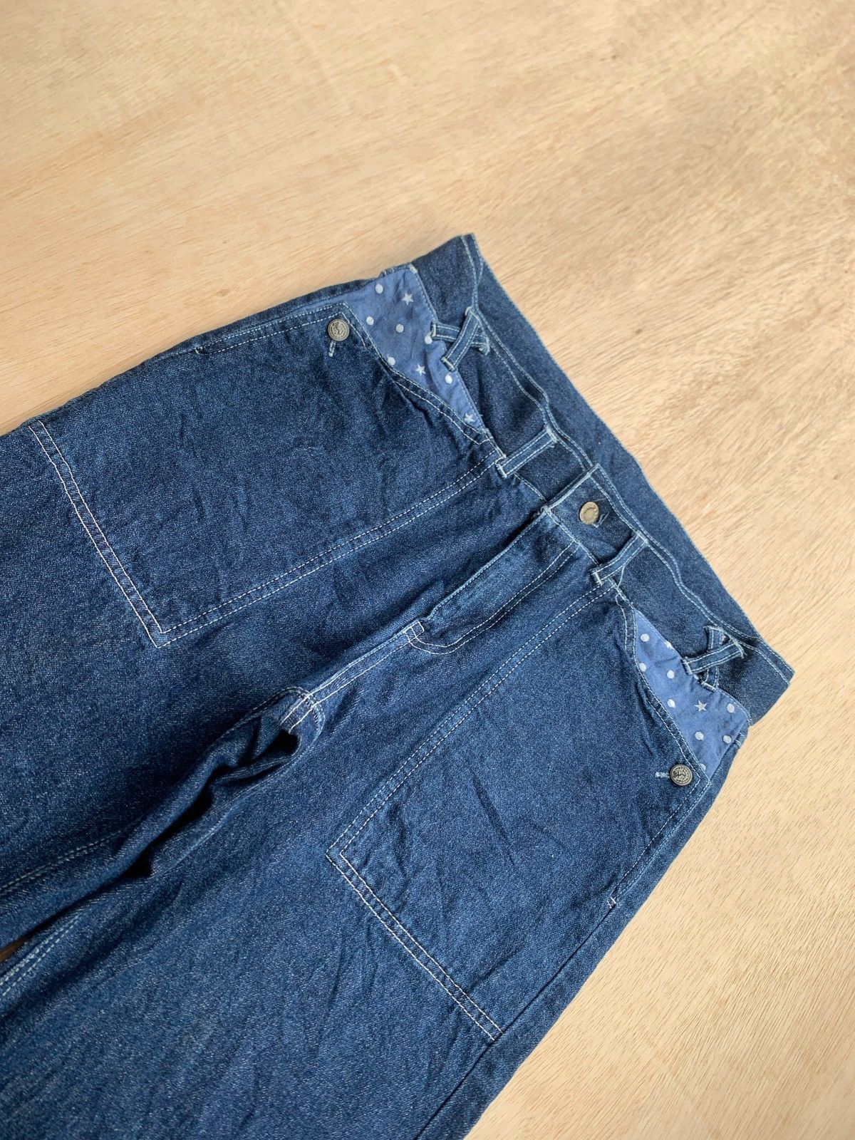 Hysteric Glamour × Japanese Brand Funky Bass Kapital Style Denim Jeans Size US 33 - 6 Thumbnail