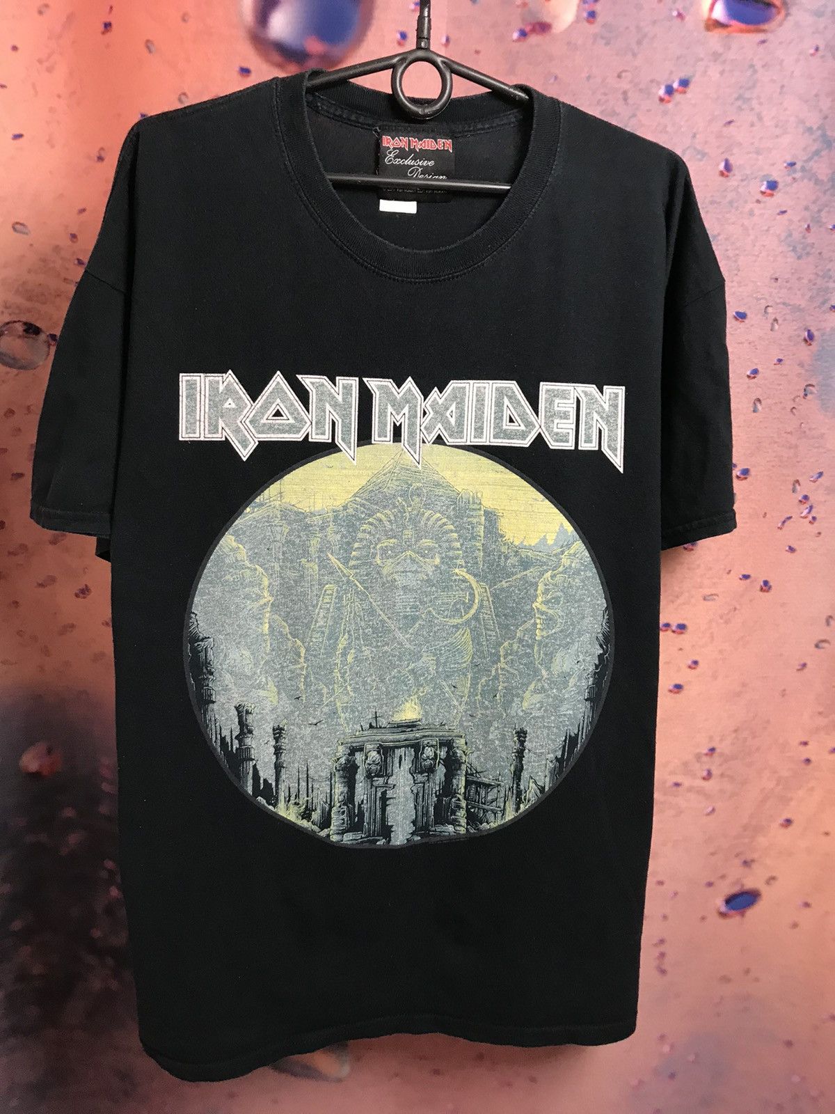 Band Tees × Iron Maiden × Vintage Vintage Iron Maiden band rock tee Size US XL / EU 56 / 4 - 2 Thumbnail