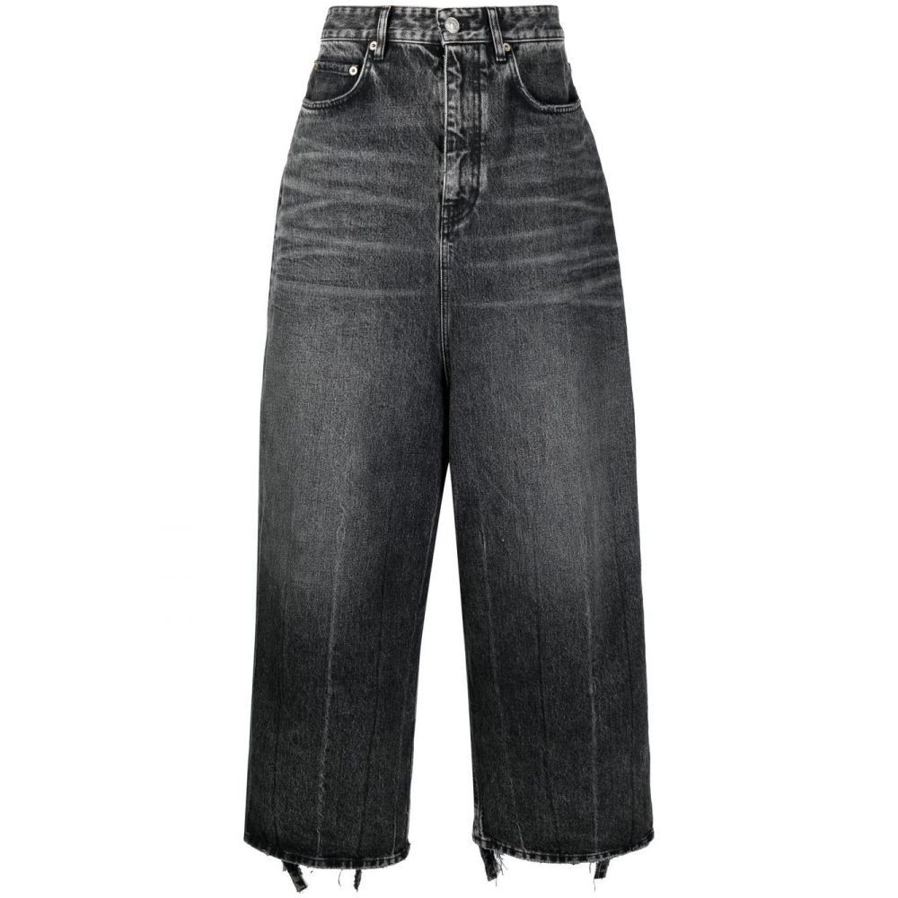 Balenciaga Distressed Low Crotch Japanese Denim Jeans Size 25" / US 0 / IT 36 - 1 Thumbnail
