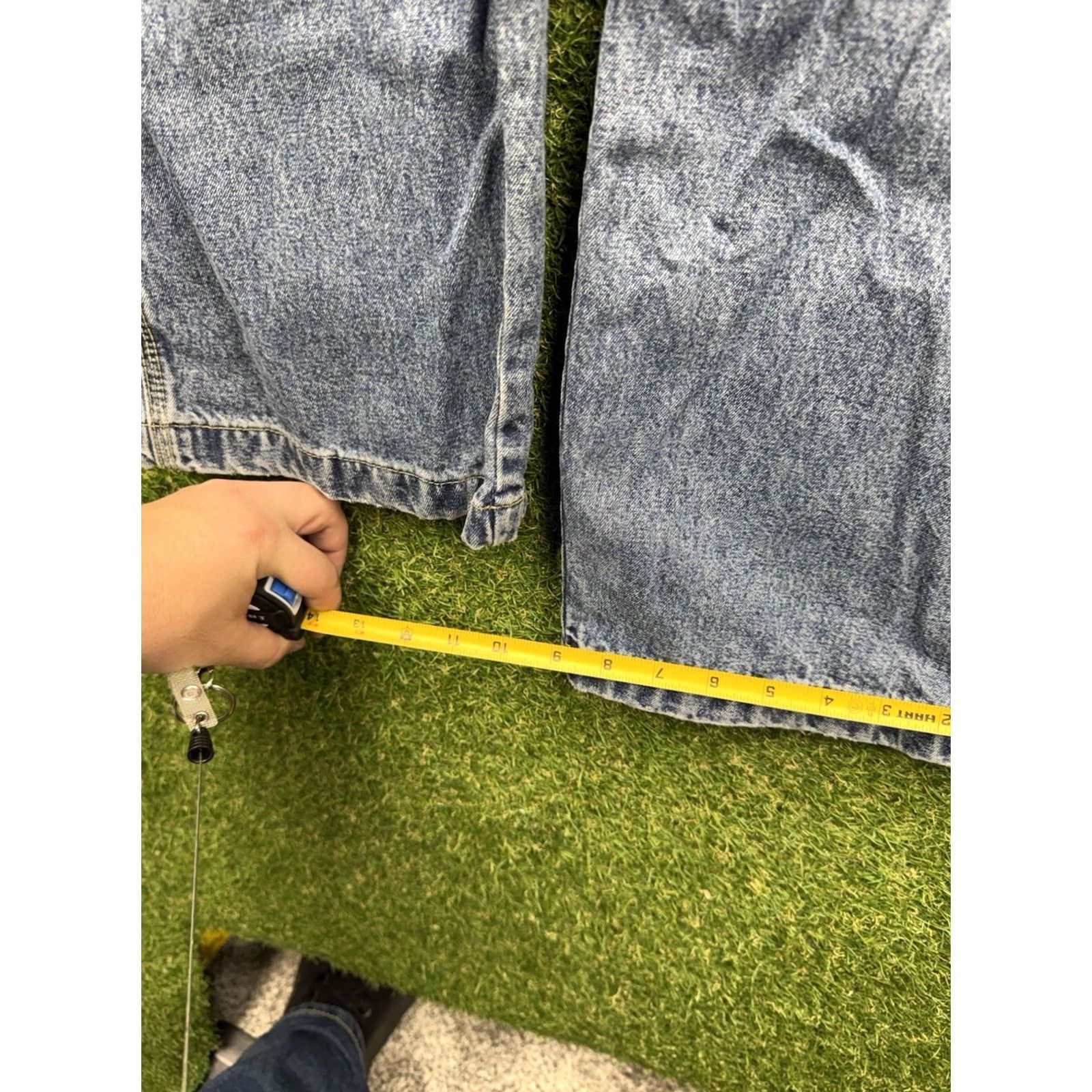 Denime VINTAGE Emergency Exit Jeans Mens 34x32 Denim 5-Pocket Bootcut Cotton Blue 90s Womens? Size US 34 / EU 50 - 5 Thumbnail