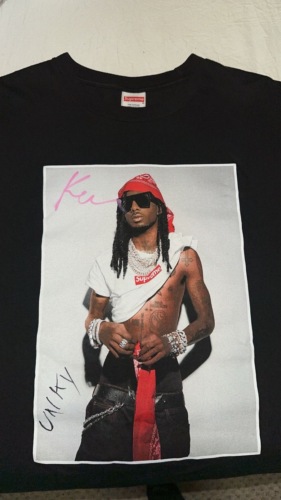 Supreme Supreme PlayboiCarti Tee *SIGNED BY KEN* Size US M / EU 48-50 / 2 - 1 Thumbnail