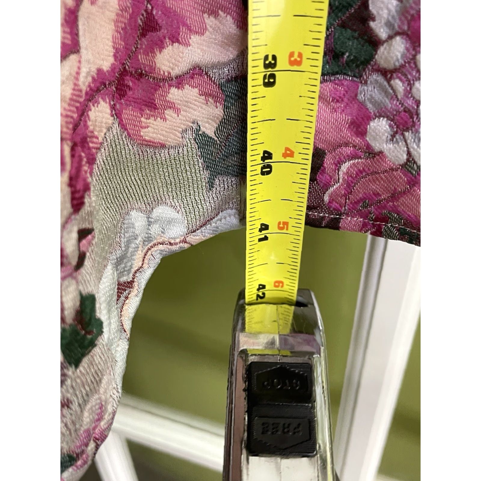 Badgley Mischka VINTAGE Badgley Mischka Skirt Hi-Low Formal NWT ALMA Lace Floral Pink 0 Womens Size 25" / US 0 / IT 36 - 7 Thumbnail