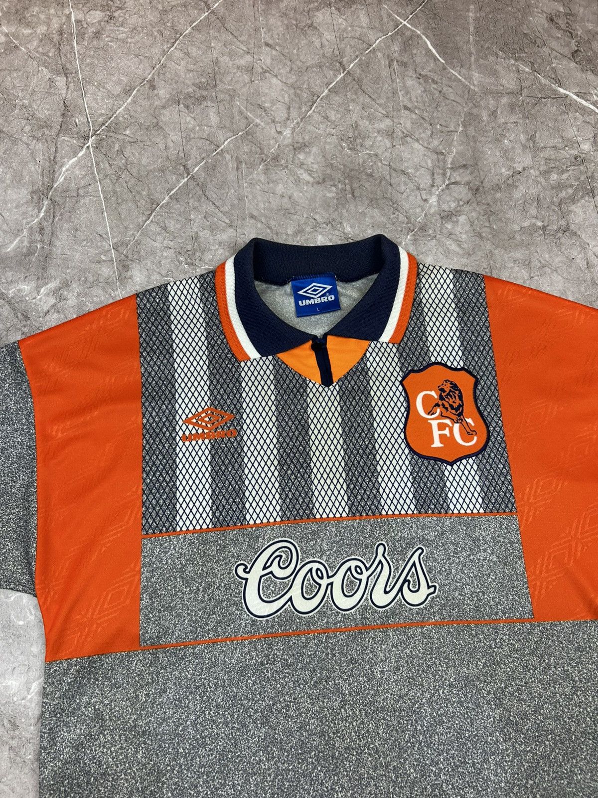 Umbro Vintage Chelsea 1994/95 Away Kit Jersey Size US L / EU 52-54 / 3 - 5 Thumbnail