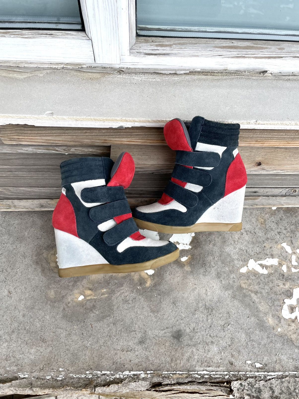 Isabel Marant Isabel Marant Style Bowie Wedge Sneakers Hi Top Shoes Sz 38 Size US 8 / IT 38 - 9 Thumbnail