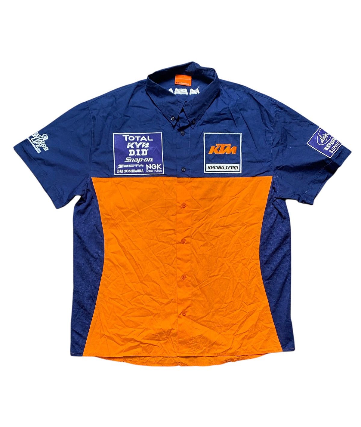 Japanese Brand VINTAGE KTM RACING TEAM JAPAN SHIRT Size US L / EU 52-54 / 3 - 2 Thumbnail