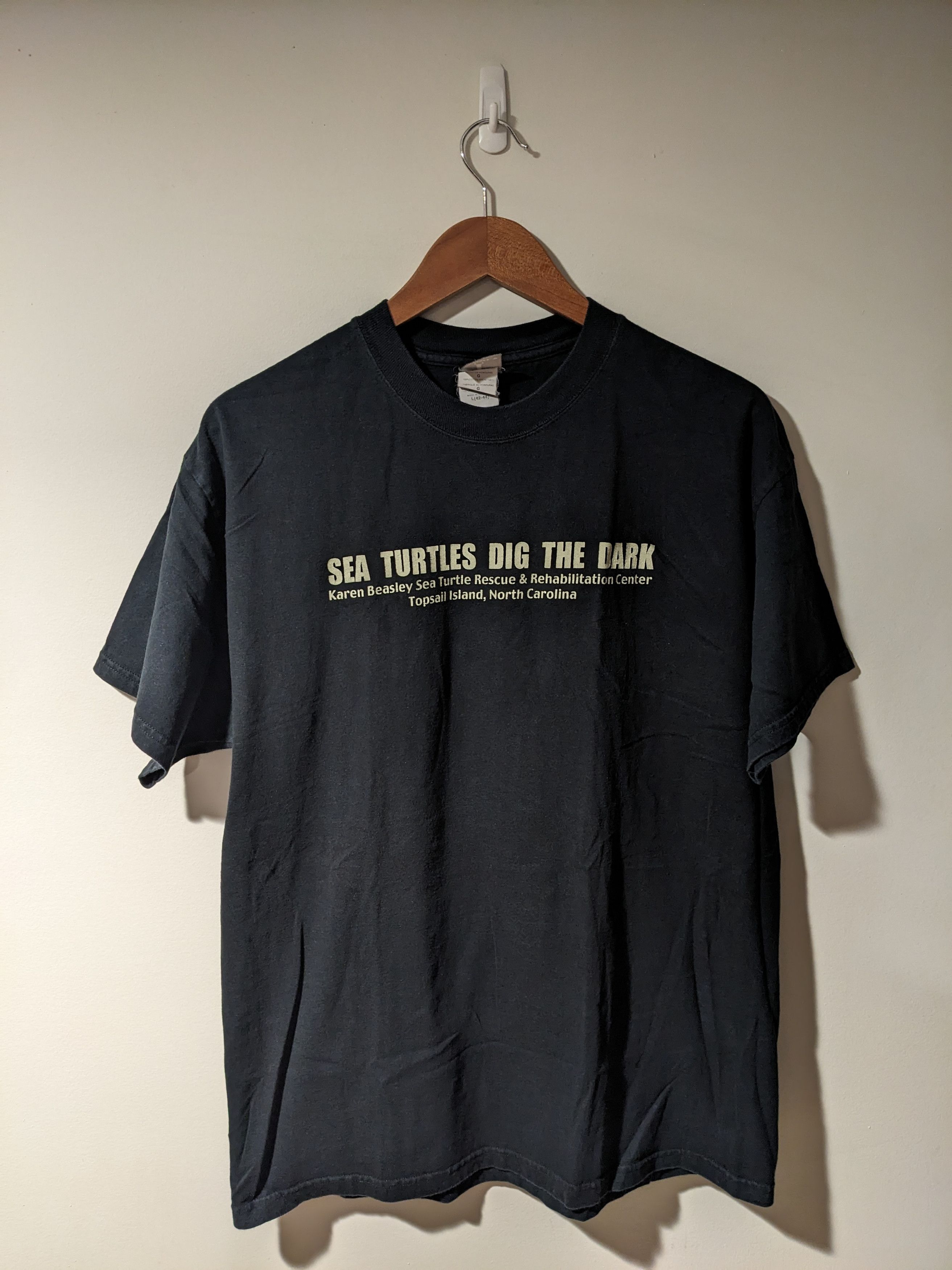 Vintage Vintage Y2K Sea Turtles Dig the Dark Animal Moon T-Shirt Size US L / EU 52-54 / 3 - 3 Thumbnail