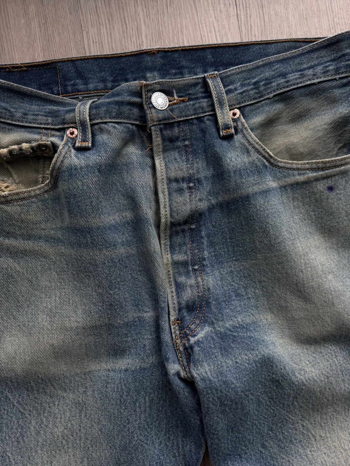 Levi's Beautiful Faded Vintage Faded Levis 501 Size US 32 / EU 48 - 5 Thumbnail