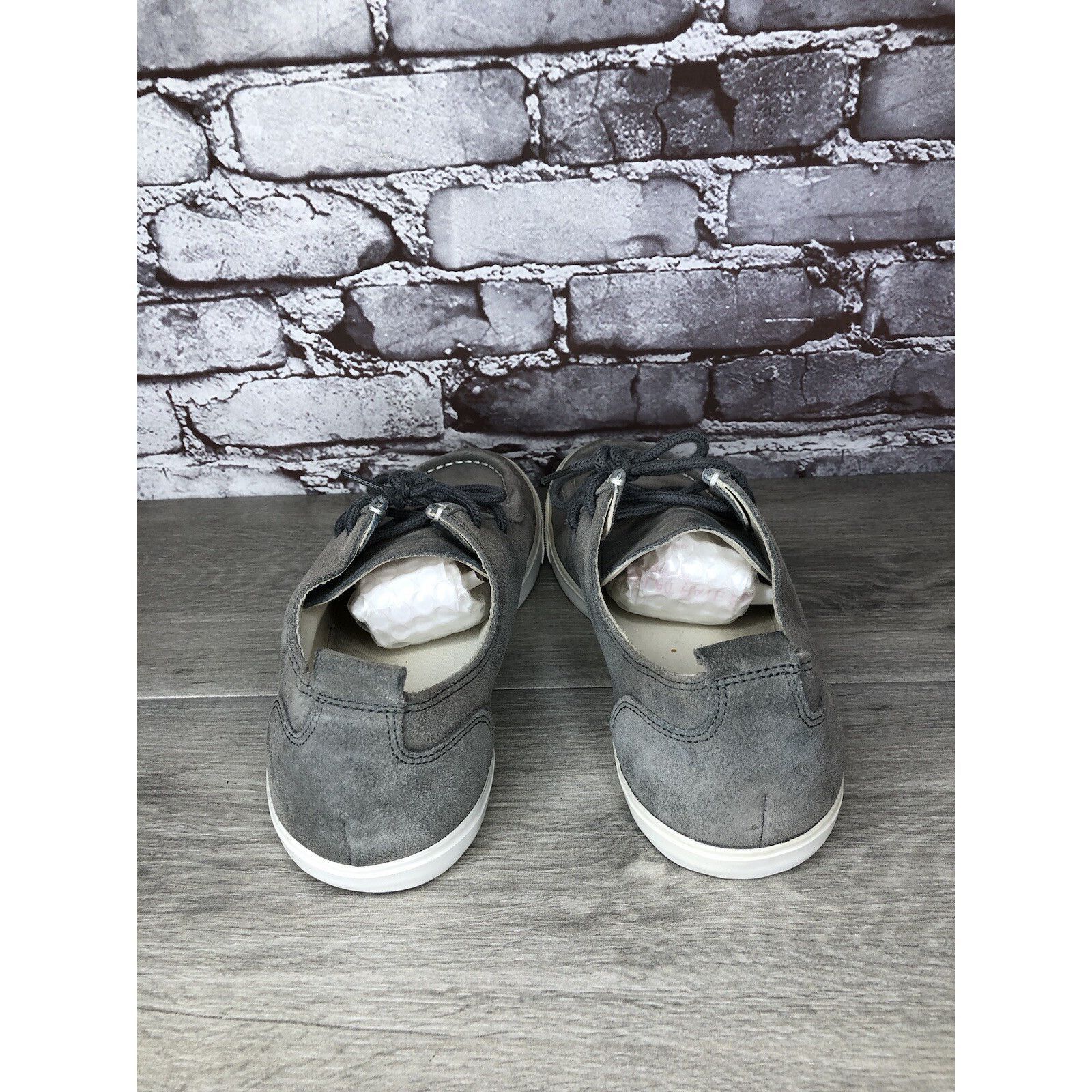 Cole Haan Cole Haan Air Berge Gray Suede Moc Toe Lace Up Sneaker Shoes Size US 10 / EU 43 - 5 Thumbnail
