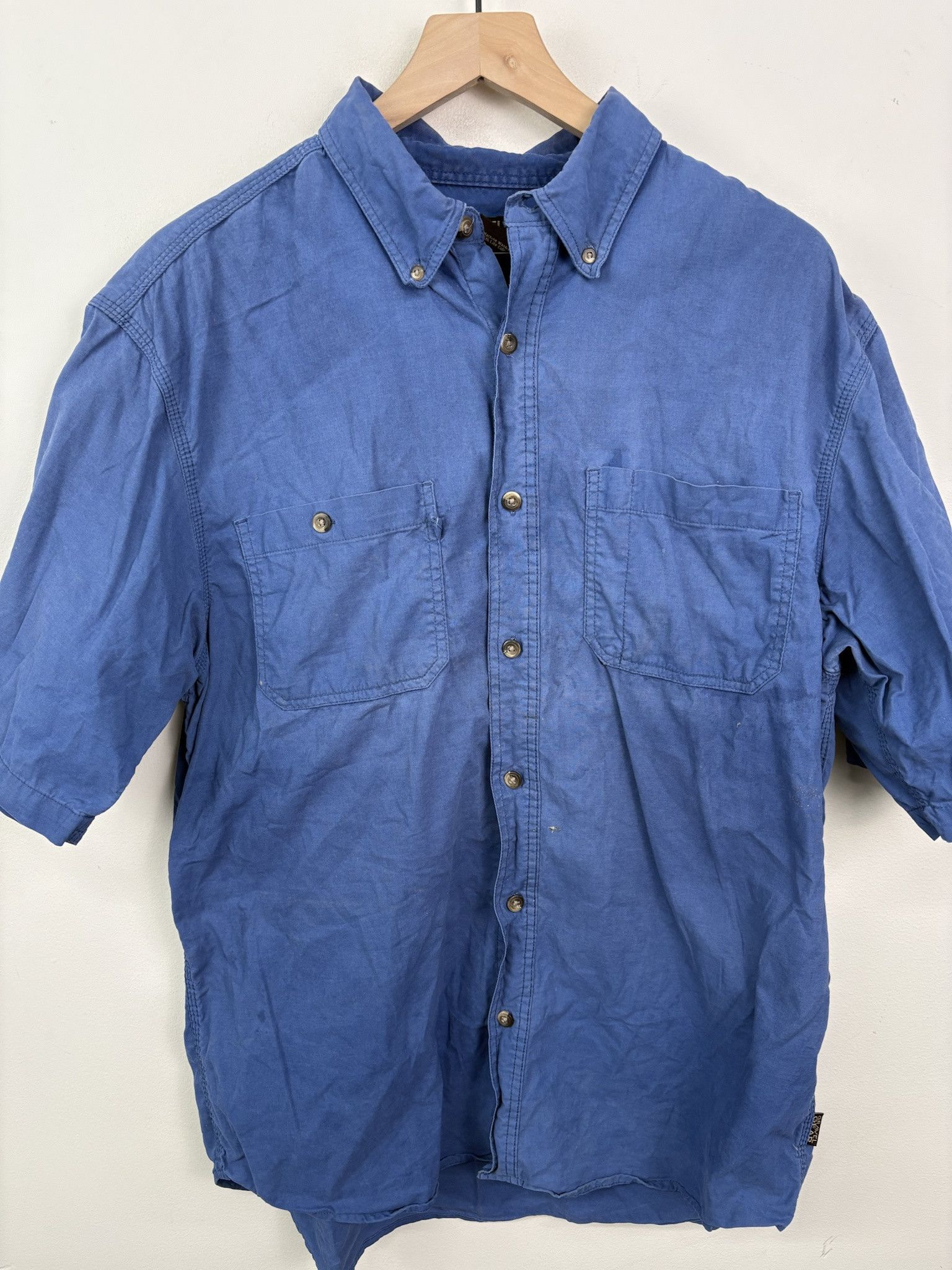 Gap × Polo Ralph Lauren × Vintage Vintage Short Sleeve Gravel Gear Collared Button Up Shirt Size L Size US L / EU 52-54 / 3 - 1 Thumbnail