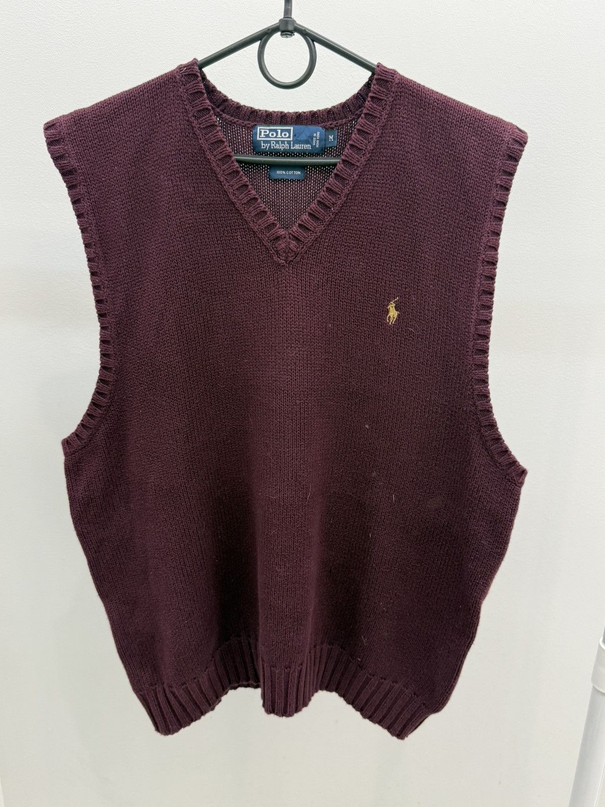 Polo Ralph Lauren Vintage Polo Ralph Lauren Knit Cotton Overshirt Vest Size US M / EU 48-50 / 2 - 1 Thumbnail