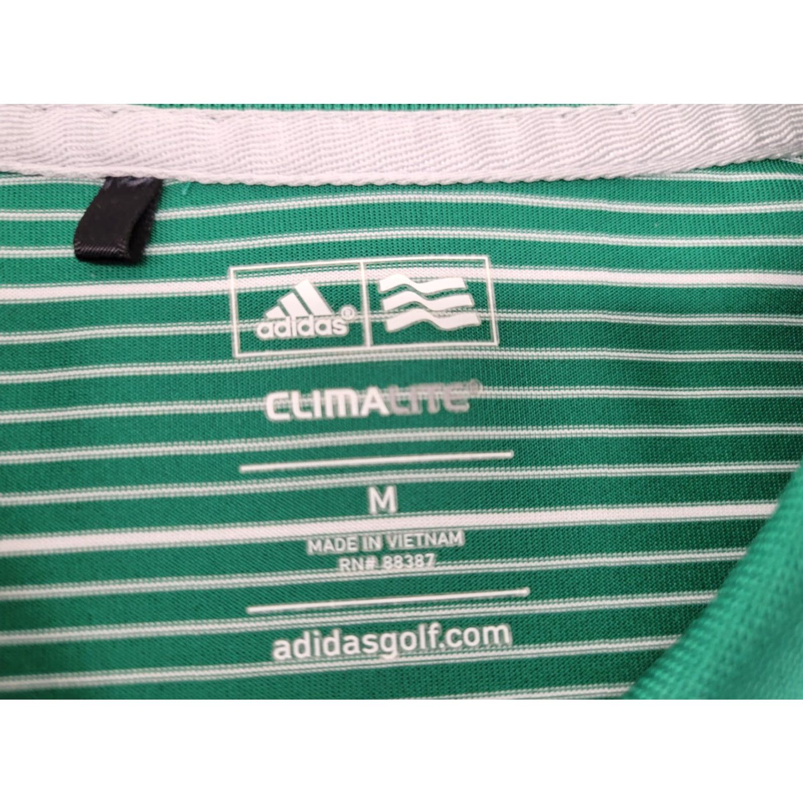 Adidas Adidas Climacool Golf Polo Men Med U.S. Open 2013 Merion Embroidered Stripes Polo Shirt Green XS? Size US M / EU 48-50 / 2 - 8 Thumbnail