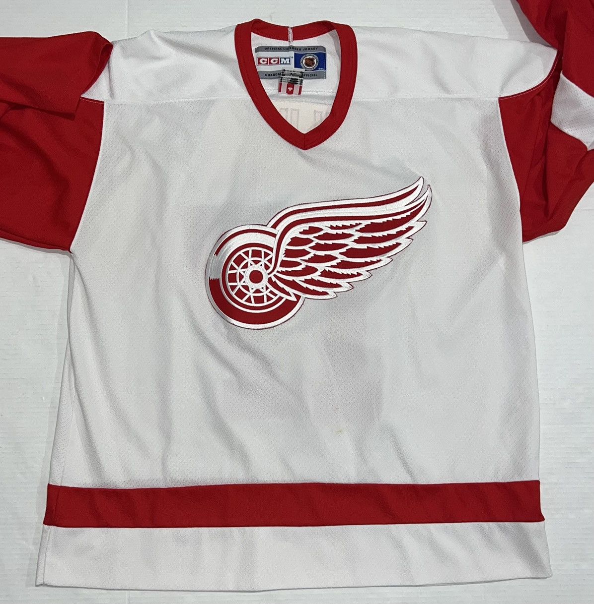 Ccm Vintage Brett Hull 17 Detroit Red Wings Ccm Jersey Xl White Size US XL / EU 56 / 4 - 4 Thumbnail