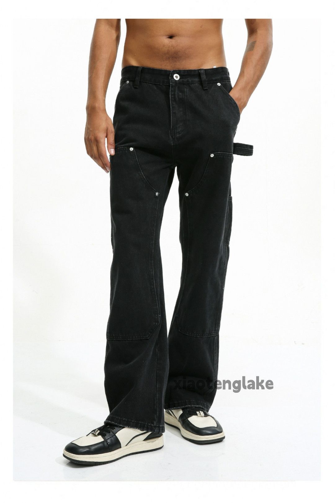 Designer × Japanese Brand × Vintage utility carpenter workwear skate hiphop cargo pants Size US 32 / EU 48 - 7 Thumbnail