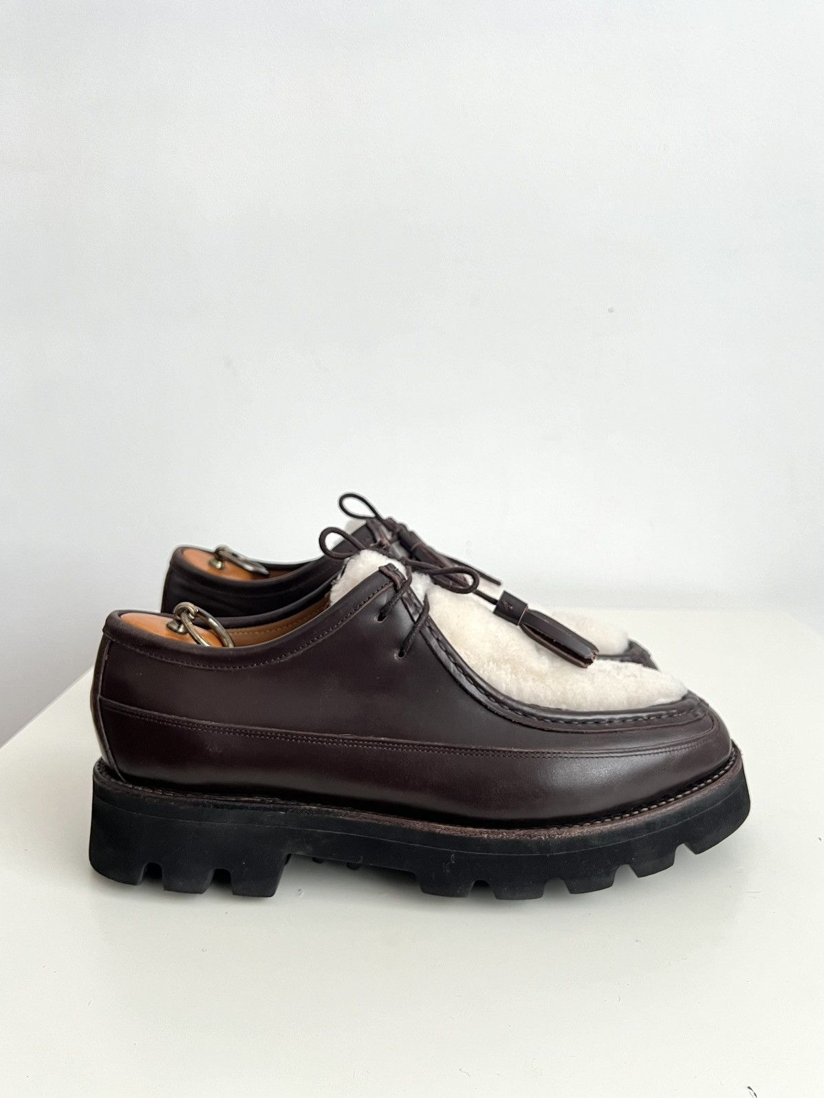 Grenson Bennet Shearling Lug Moc Brown Paraboot Michael