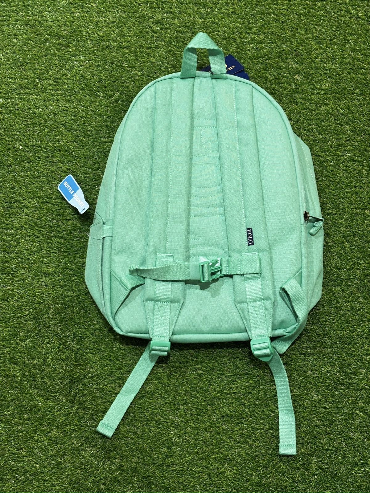 Polo Ralph Lauren Polo RL Bear Canvas Backpack College Plato Green 9AR149-F4L Size ONE SIZE - 7 Thumbnail