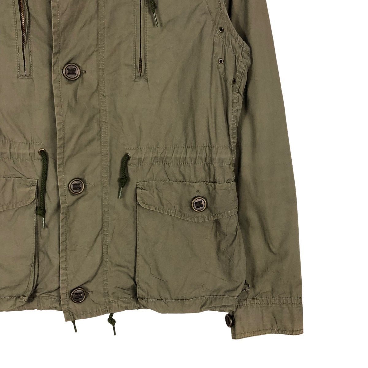 PPFM 🔥CROPPED BONDAGE PARACHUTE BIKER JACKET PPFM JAPAN Size US L / EU 52-54 / 3 - 7 Thumbnail