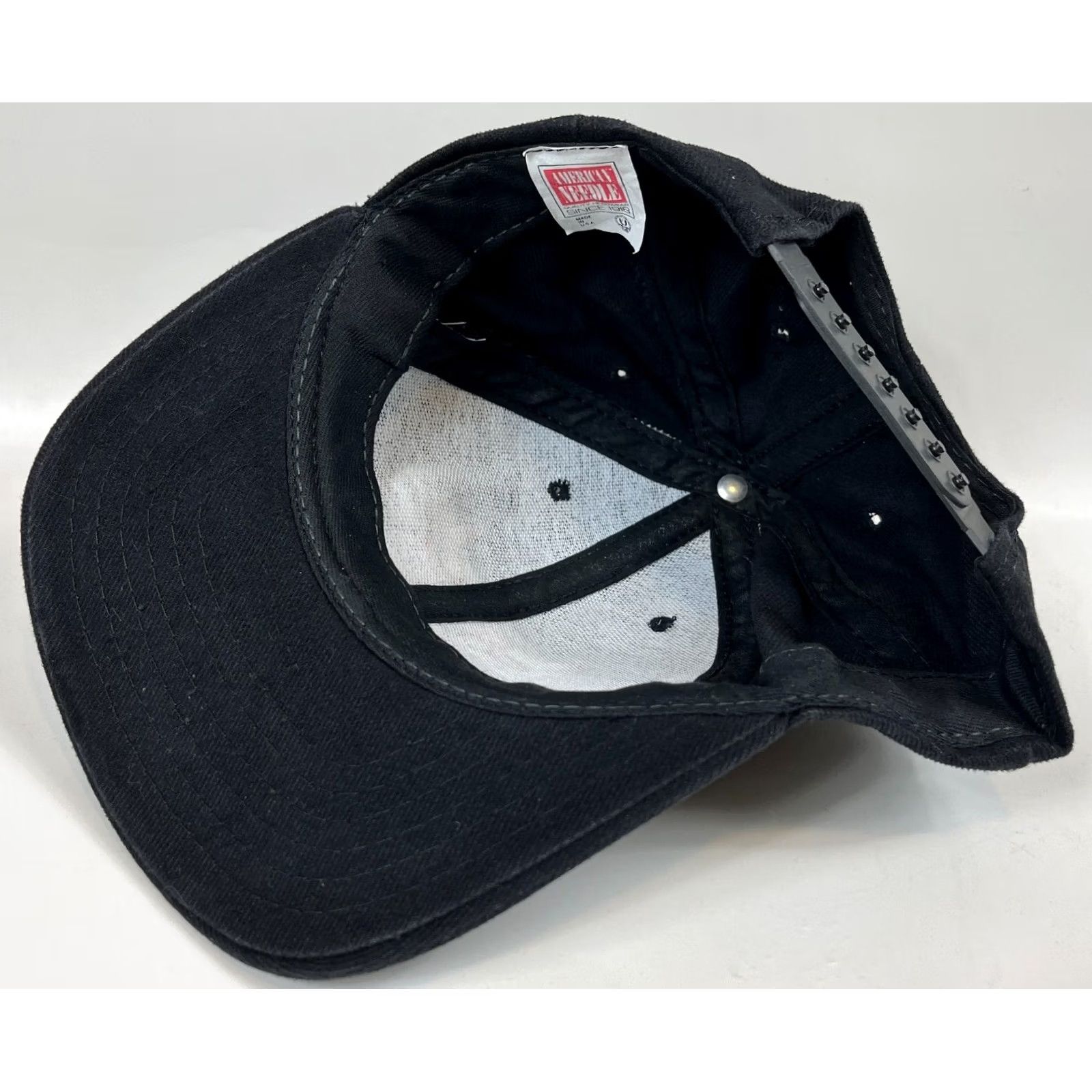American Needle VINTAGE American Needle Chicago Bulls Snapback Hat Cap Men One Size Adjustable Black 90s Sports Vintage pre-owned cap Size ONE SIZE - 7 Thumbnail