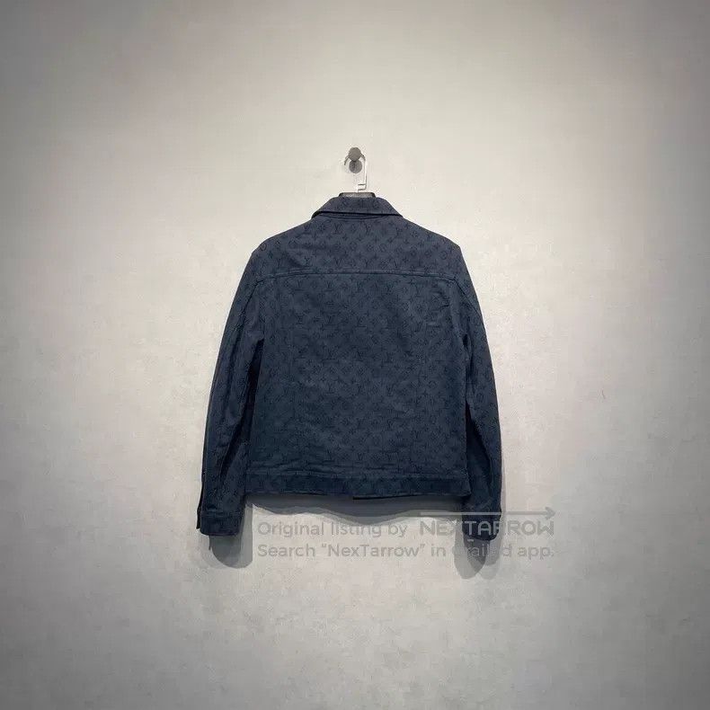 Louis Vuitton Louis Vuitton Full logo denim jacket Size US M / EU 48-50 / 2 - 2 Thumbnail