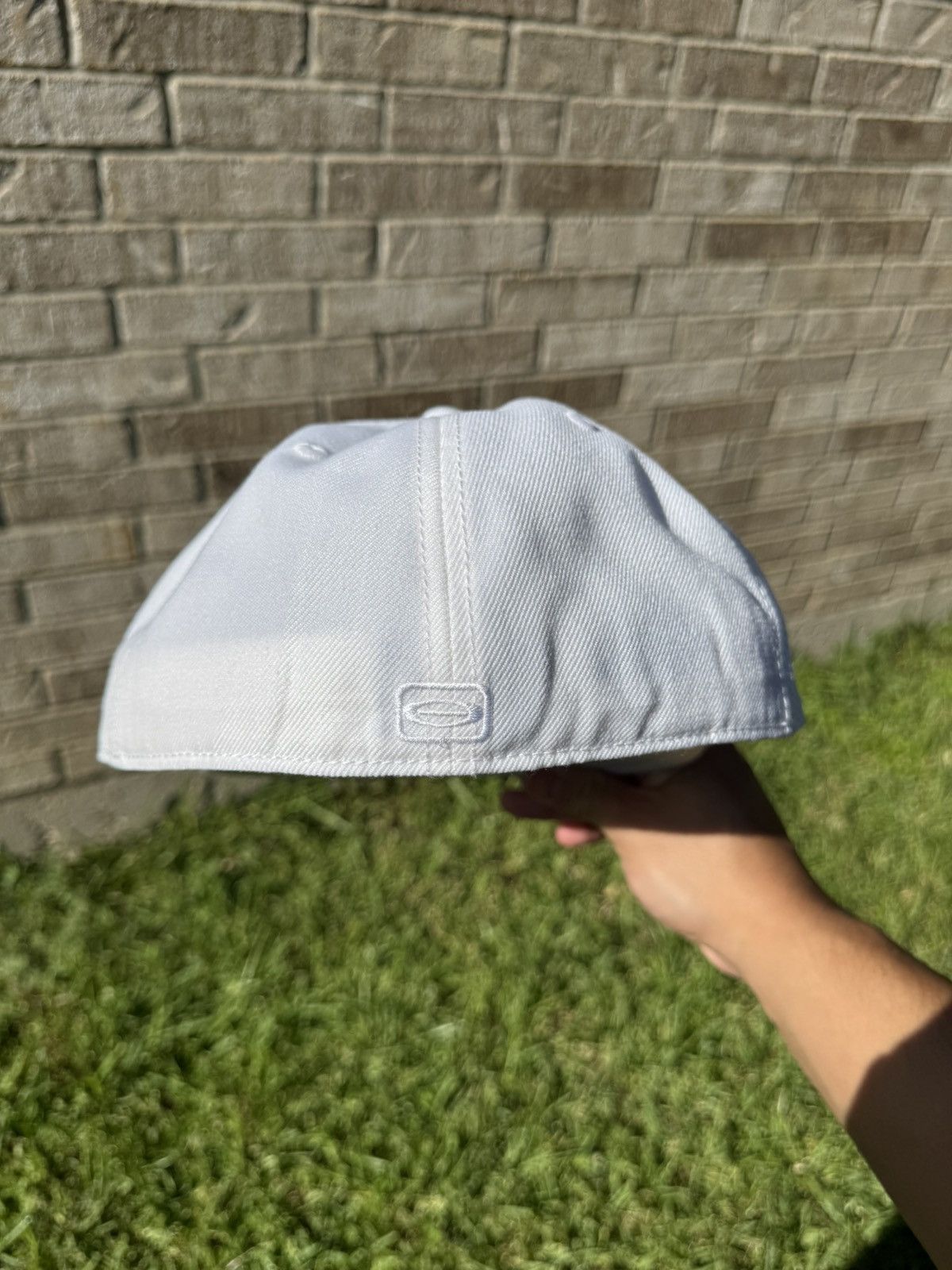 Playboi Carti White YVL Fitted Hat Size ONE SIZE - 3 Thumbnail