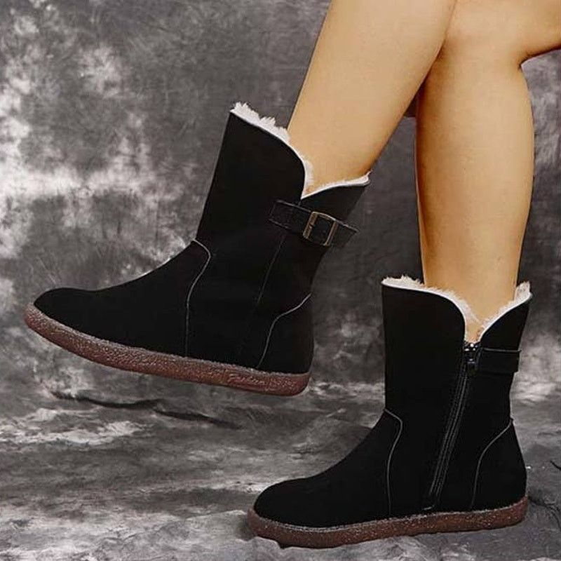 Other Black Ankle Boot Womens Size 5.5 Buckle Accent Size US 5.5 / IT 35.5 - 8 Thumbnail