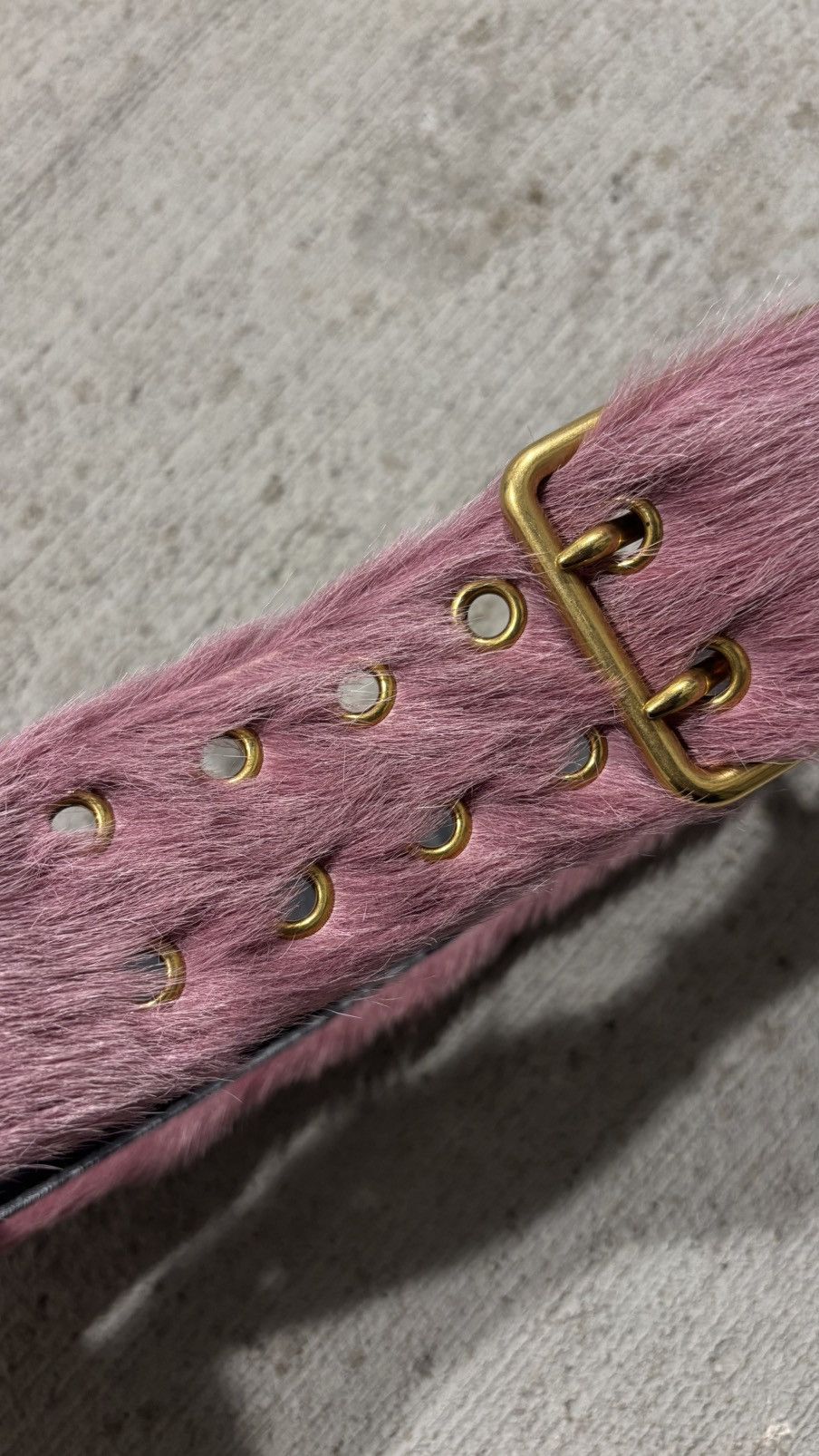 Prada Prada Fur Belt Size 30 - 5 Thumbnail