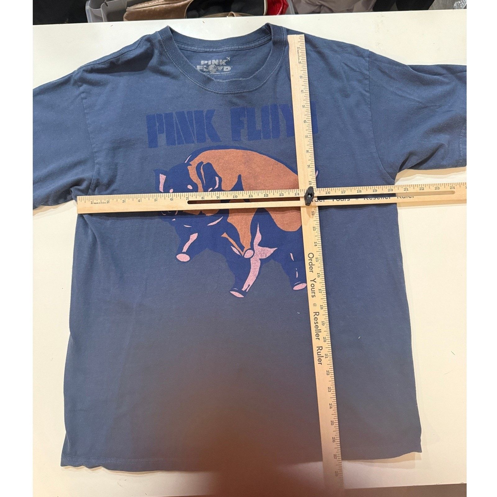 Pink Floyd Pink Floyd Pig Graphic TShirt L Blue 2004 Animals Band Rock Size US L / EU 52-54 / 3 - 5 Thumbnail