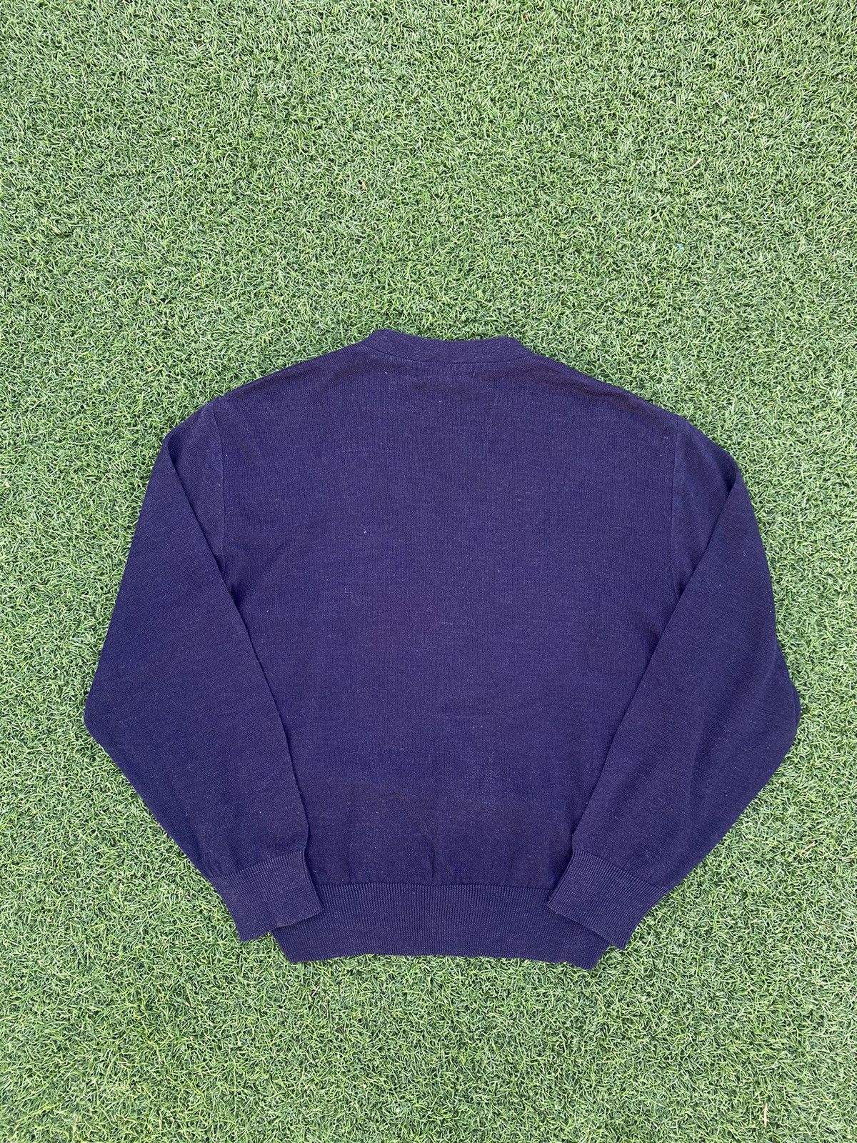 Yves Saint Laurent VINTAGE 90s YVES SAINT LAURENT SWEATER KNIT V-NECK Size US M / EU 48-50 / 2 - 5 Thumbnail
