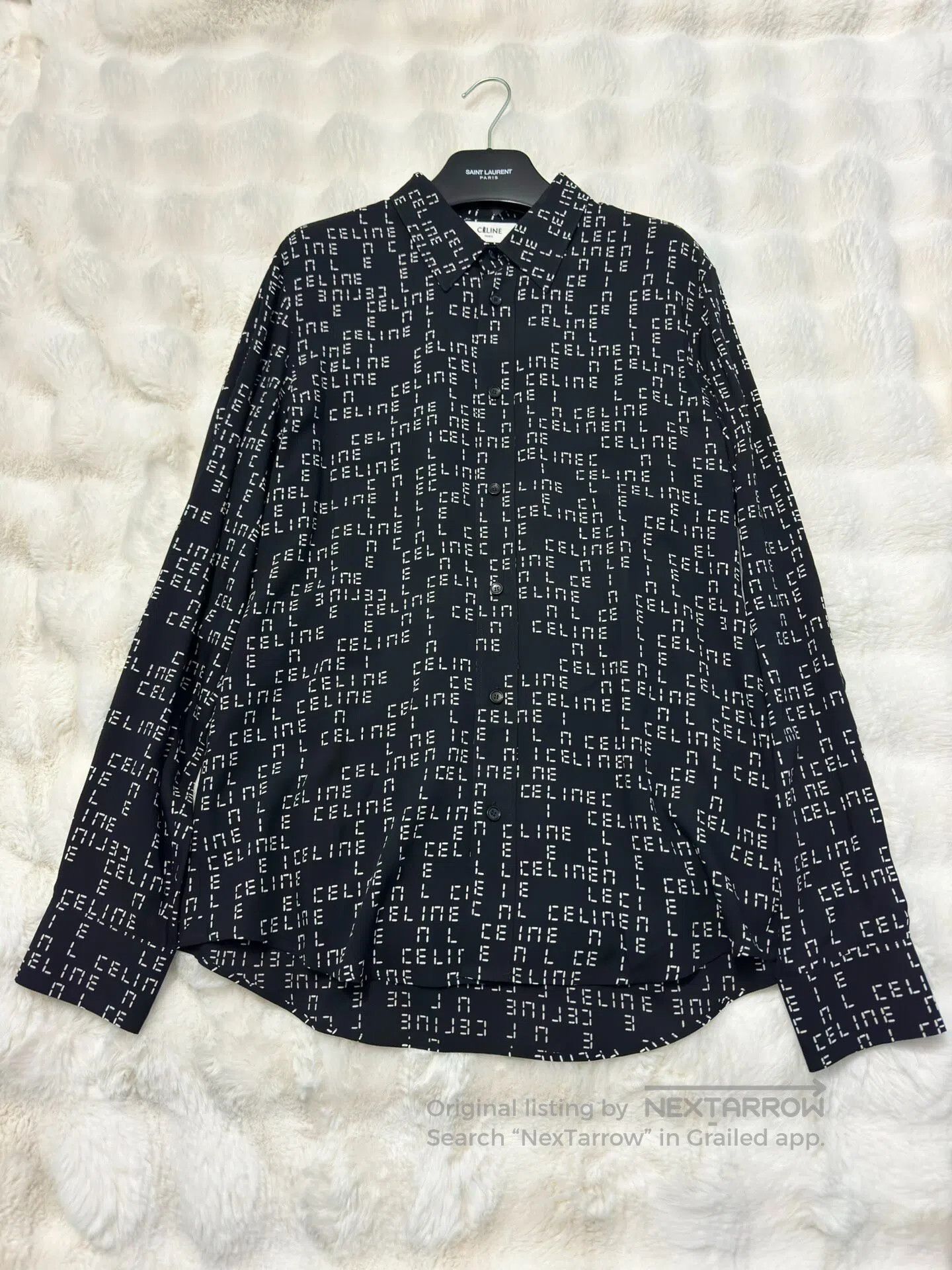 Celine CELINE Full Print Barrage Shirt| Size S / US 4 / IT 40 - 1 Thumbnail