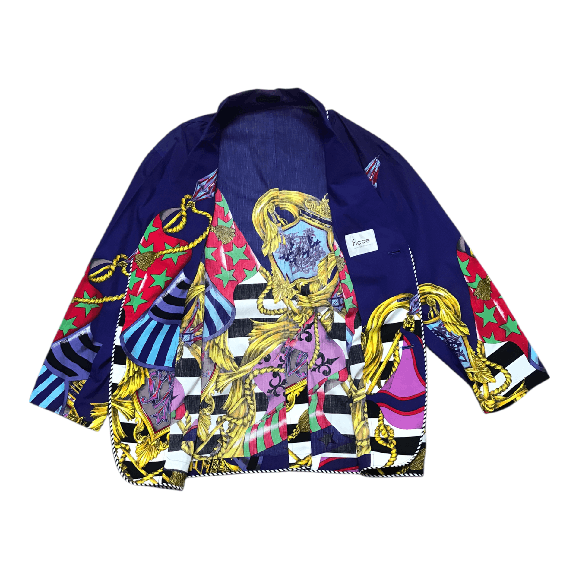 Yoshiyuki Konishi Yoshiyuki Konishi Ficce Full Print Blazer Jacket Size US M / EU 48-50 / 2 - 3 Thumbnail